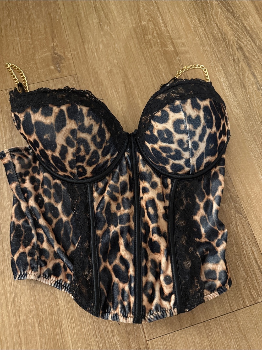 SPIRIT Halloween Leopard Print Corset